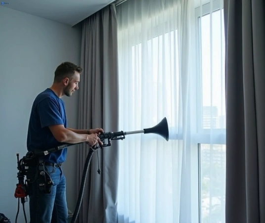 Professional drapes cleaning process tools Matty Curtain Cleaning sunbury-vic